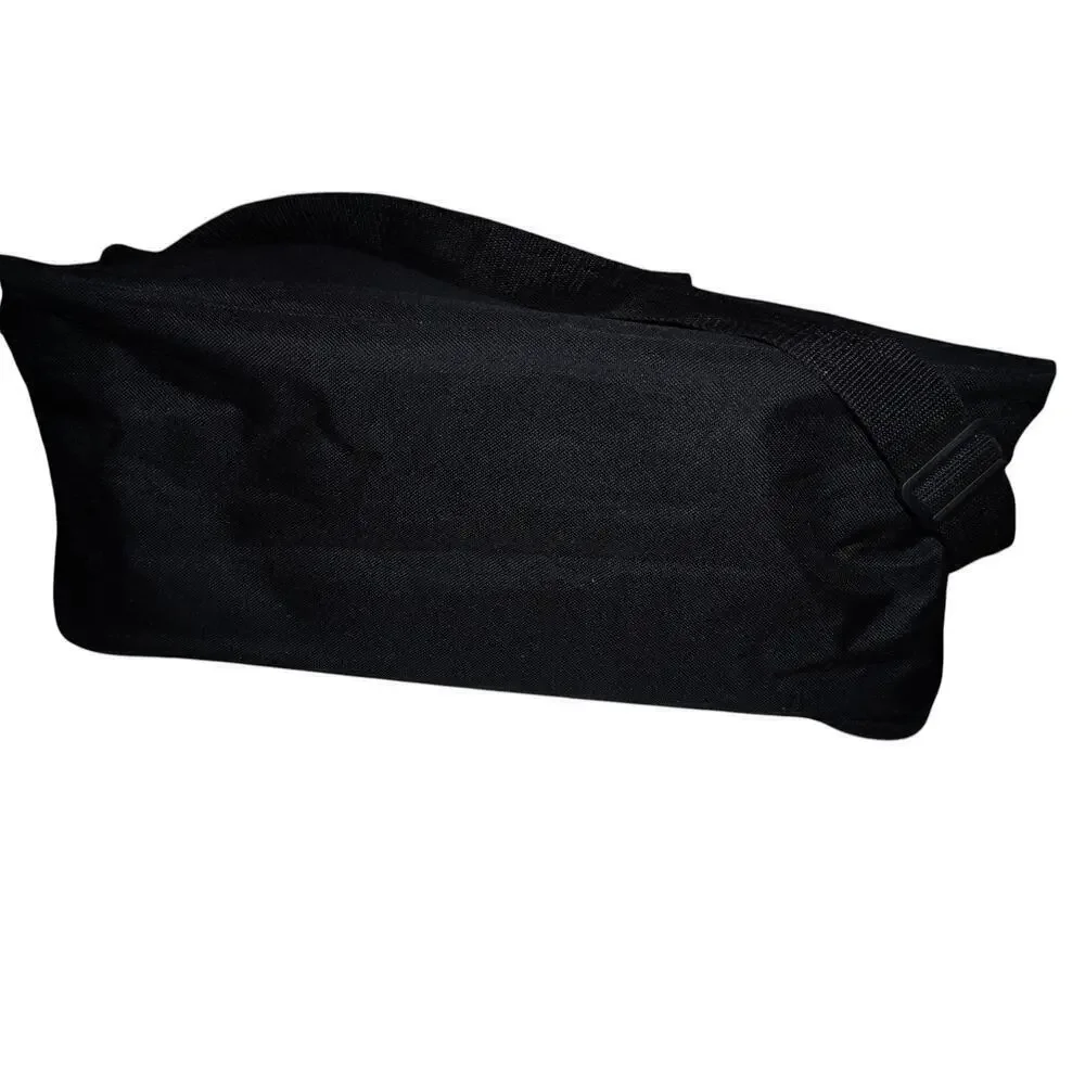 Harley-Davidson Black Duffel Bag with Winged Logo – Travel/Gym/Overnight Bag